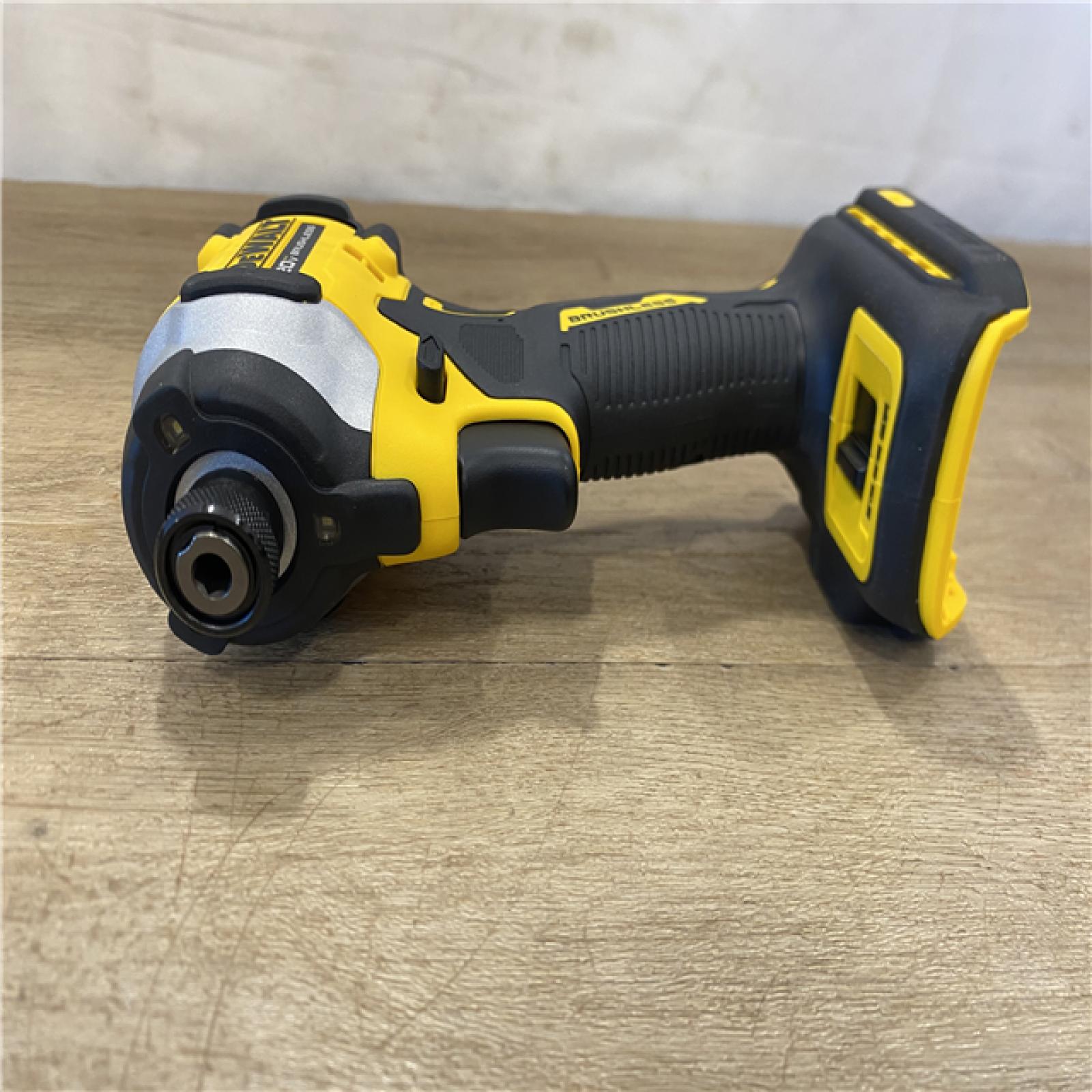 AS-IS DEWALT ATOMIC 20V MAX Cordless Brushless Compact 1/4 in. Impact Driver (Tool Only)