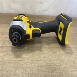 AS-IS DEWALT ATOMIC 20V MAX Cordless Brushless Compact 1/4 in. Impact Driver (Tool Only)