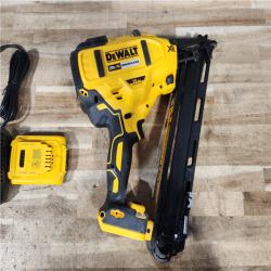 HOUSTON LOCATION - AS - IS DEWALT 20V MAX XR Lithium-Ion Cordless 2-1/2 in. 15-Gauge Finish Nailer Kit