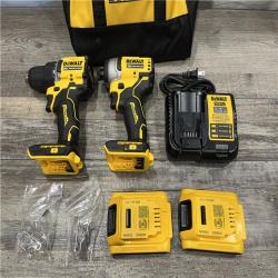 AS-IS DEWALT ATOMIC 20-Volt MAX Lithium-Ion Cordless Combo Kit