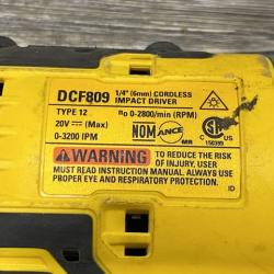 AS-IS DEWALT Atomic 20V Max Lithium-Ion Brushless Cordless Compact 1/4 in. Impact Driver Kit