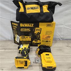 LIKE NEW! - DeWalt 20V MAX ATOMIC 1/4 in. Cordless Brushless 3-Speed Impact Driver Kit (Battery & Charger)