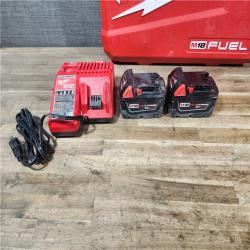 HOUSTON LOCATION - AS-IS Milwaukee FUEL 18V Lithium-Ion Brushless Cordless Hammer Drill and Impact Driver Combo Kit