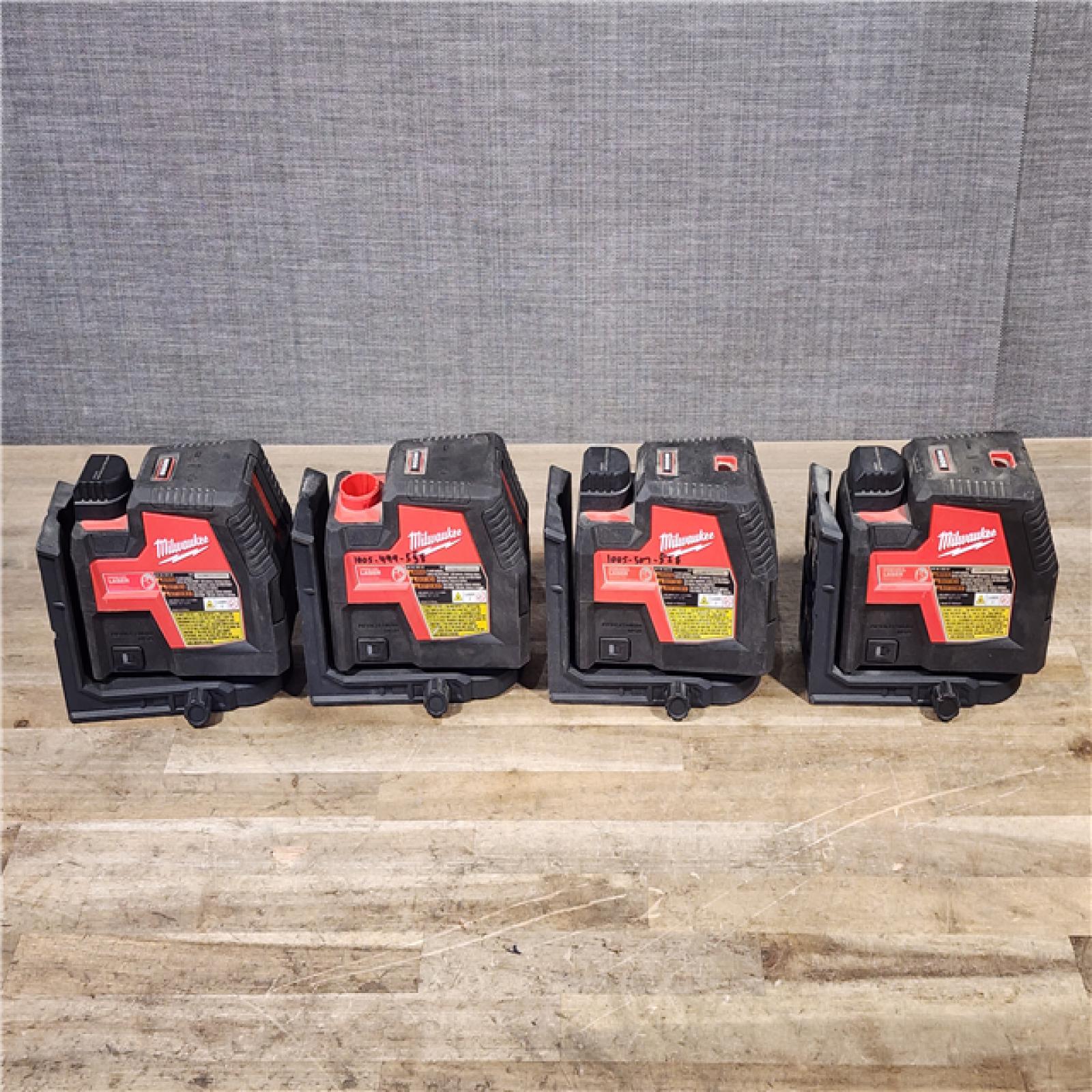 HOUSTON LOCATION - AS-IS MILWAUKEE 4 LASER TOOL COMBO