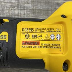 AS-IS DEWALT XR 20V Lithium-Ion Cordless Rotary Drywall Cut-Out Tool (Tool Only)