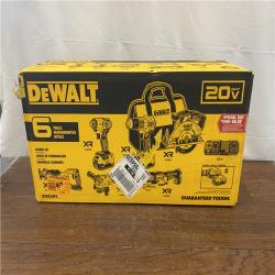 NEW 20-Volt XR Lithium-Ion 6-Tool Cordless Combo Kit with (2) 5.0 Ah Battery Packs and Charger