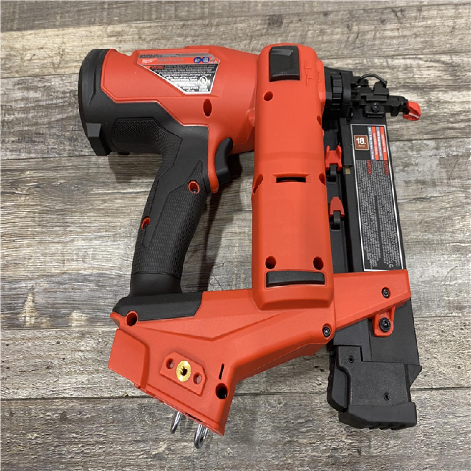 AS-IS Milwaukee FUEL 18-Volt Lithium-Ion Brushless Cordless Gen II 18-Gauge Brad Nailer (Tool-Only)