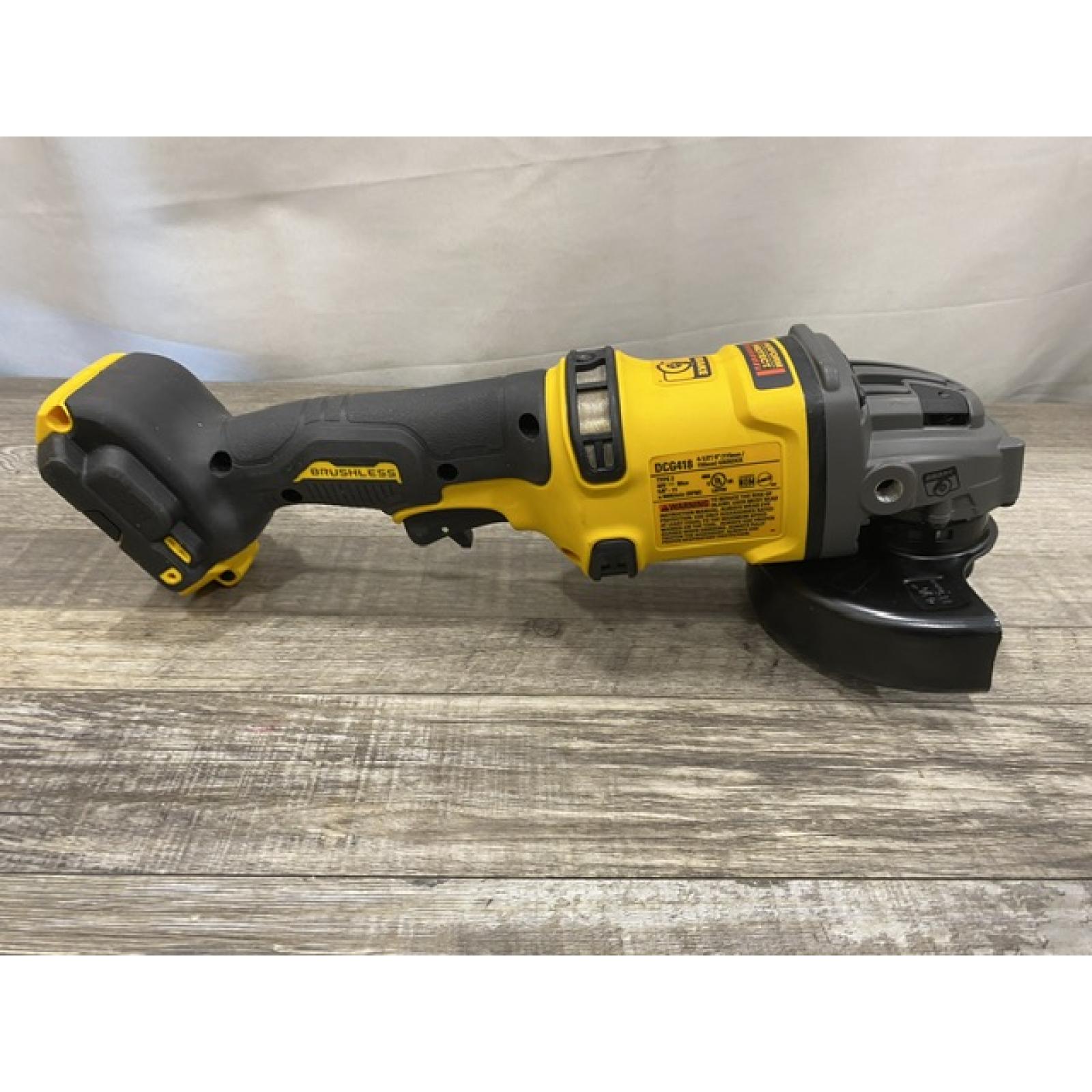 AS-IS DEWALT FLEXVOLT 60V MAX Cordless Brushless 4.5 in. to 6 in. Small Angle Grinder with Kickback Brake (Tool Only)