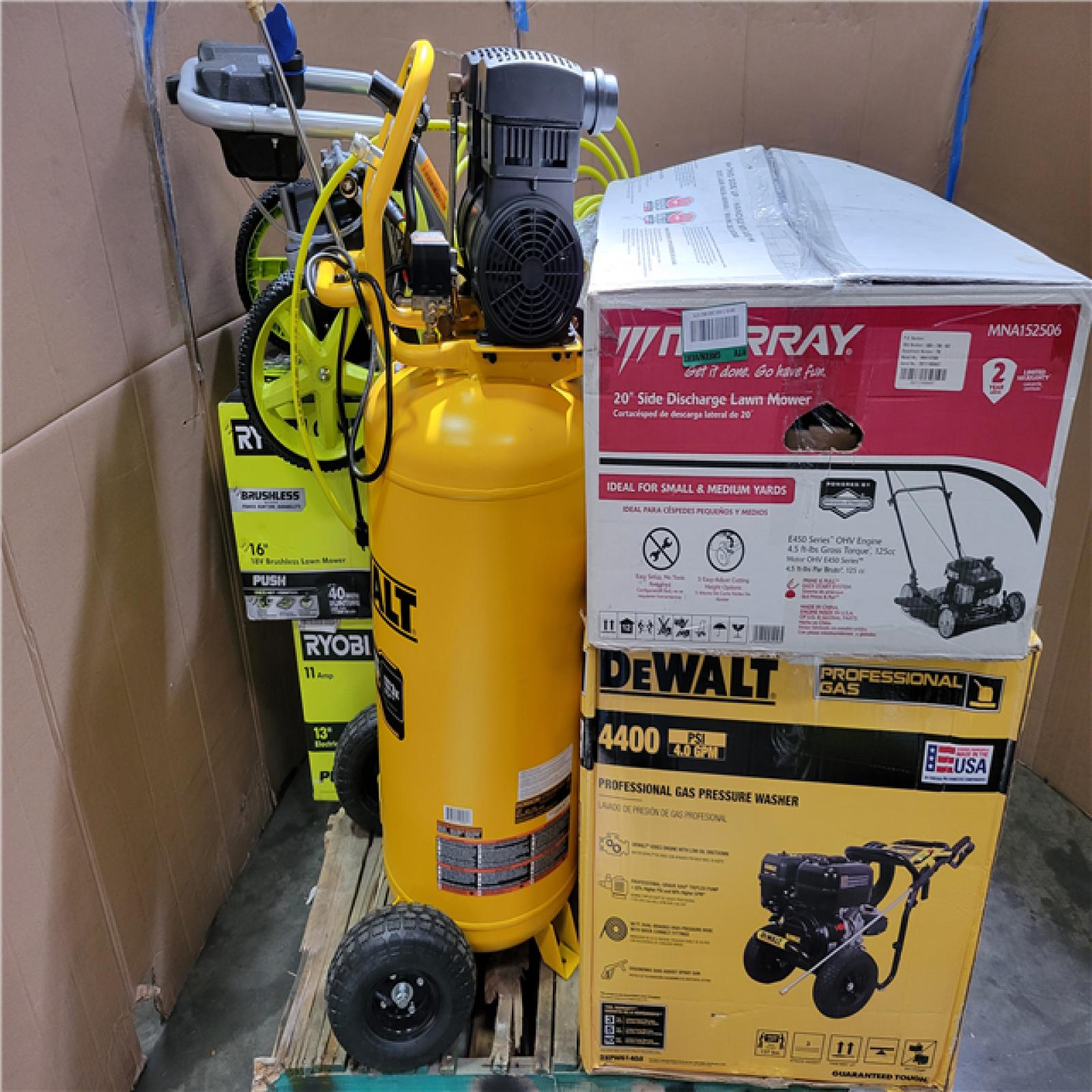 CALIFORNIA AS-IS OUTDOOR POWER EQUIPMENT