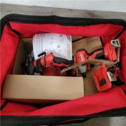 CALIFORNIA NEW MILWAUKEE M18 4-TOOL COMBO KIT (2 BATTERIES  1 CHARGER  AND BAG INCLUDED)
