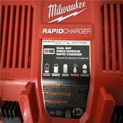California AS-IS Milwaukee M18 Dual Bay Rapid Charger; Appears in Excellent Condition