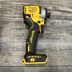 AS-IS DEWALT Atomic 20V Max Lithium-Ion Brushless Cordless Compact 1/4 in. Impact Driver Kit