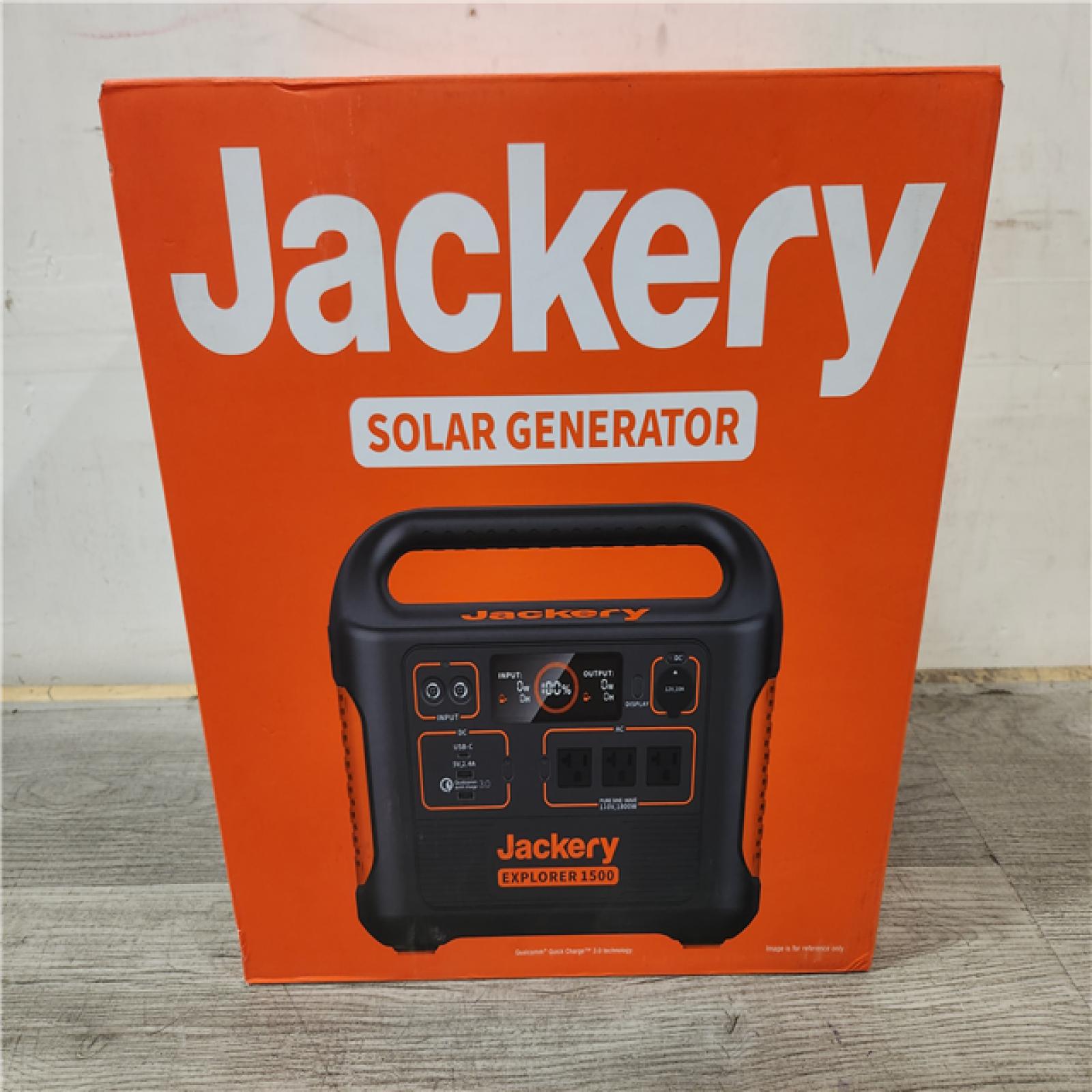 Phoenix Location NEW Jackery 1800-Watt Output/3600W Peak Portable Solar Power Station Explorer 1500 Push Start Battery Generator for Outdoors/Camping (SEALED)