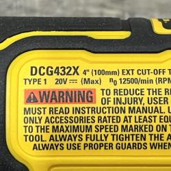 AS-IS DEWALT ATOMIC 20V MAX Cordless Brushless 4 in. Extended Cut-Off Tool (Tool Only)
