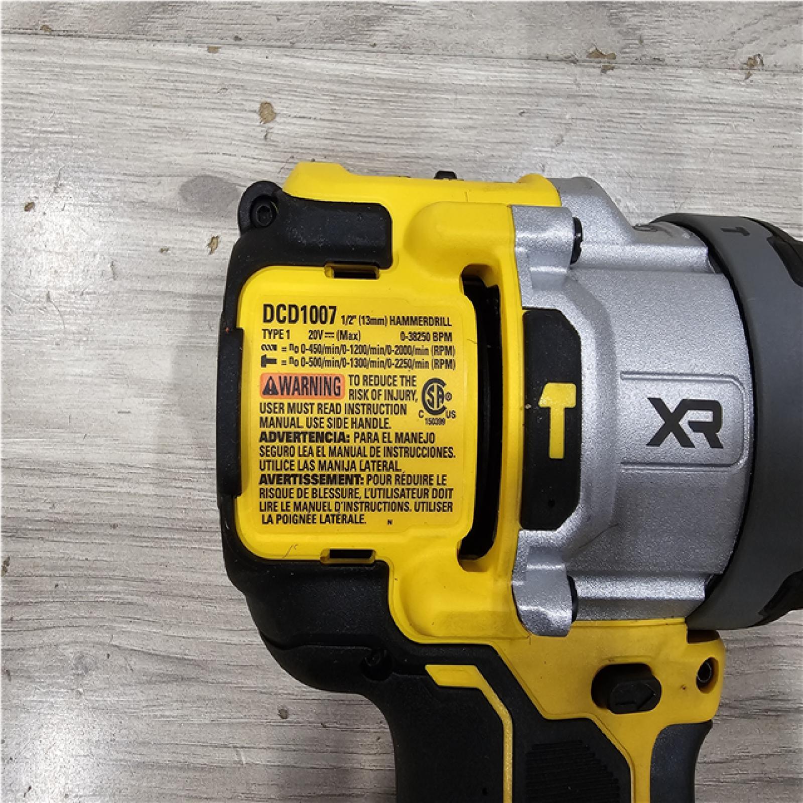 AS-IS DEWALT 20V MAX Brushless Cordless 1/2 3-Speed Hammer Drill (Tool-Only)