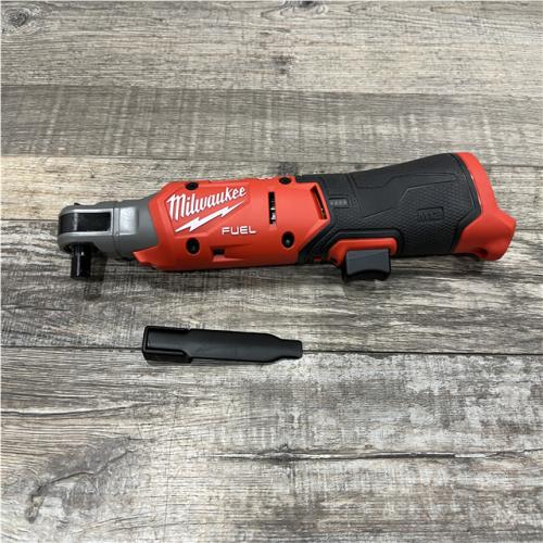 AS-IS Milwaukee FUEL 12V Lithium-Ion Compact 3/8 in. Cordless Ratchet (Tool-Only)