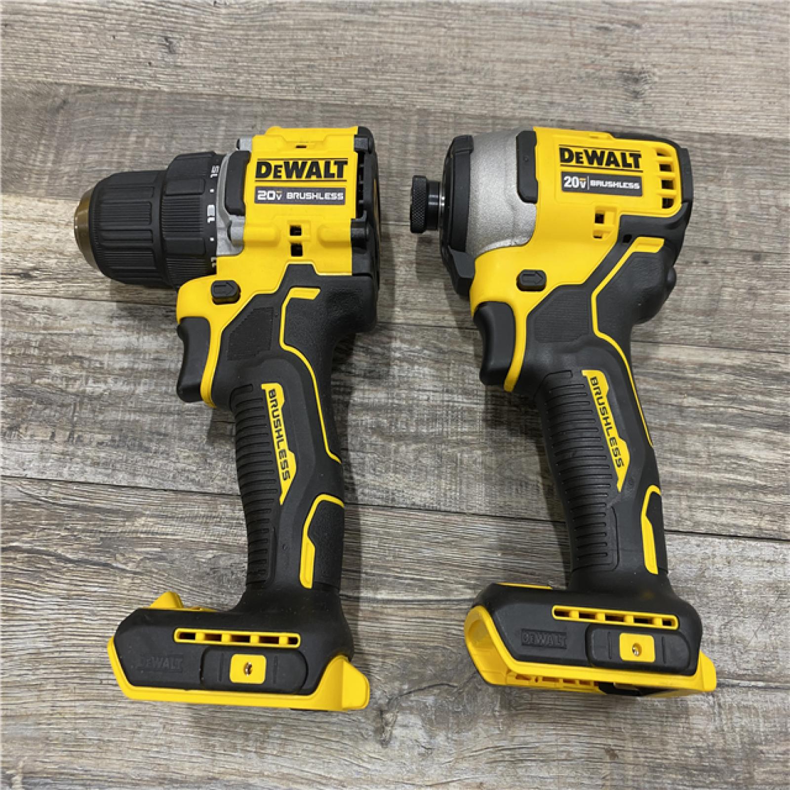 AS-IS DEWALT ATOMIC 20-Volt MAX Lithium-Ion Cordless Combo (2-Tool) Kit