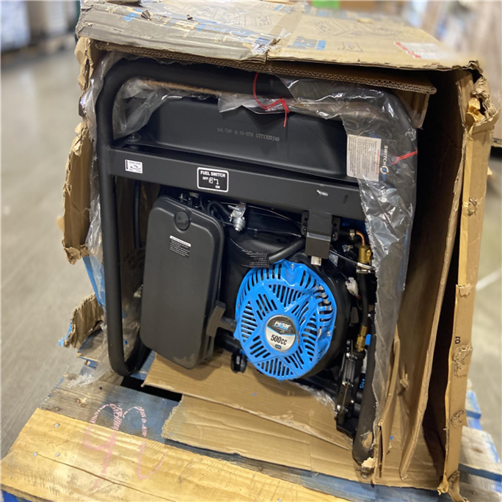 DALLAS LOCATION - Pulsar 13,000/10,000 -Watt Dual-Fuel Gasoline and Propane with Push to Start Portable Home Power Generator, CO Shutoff