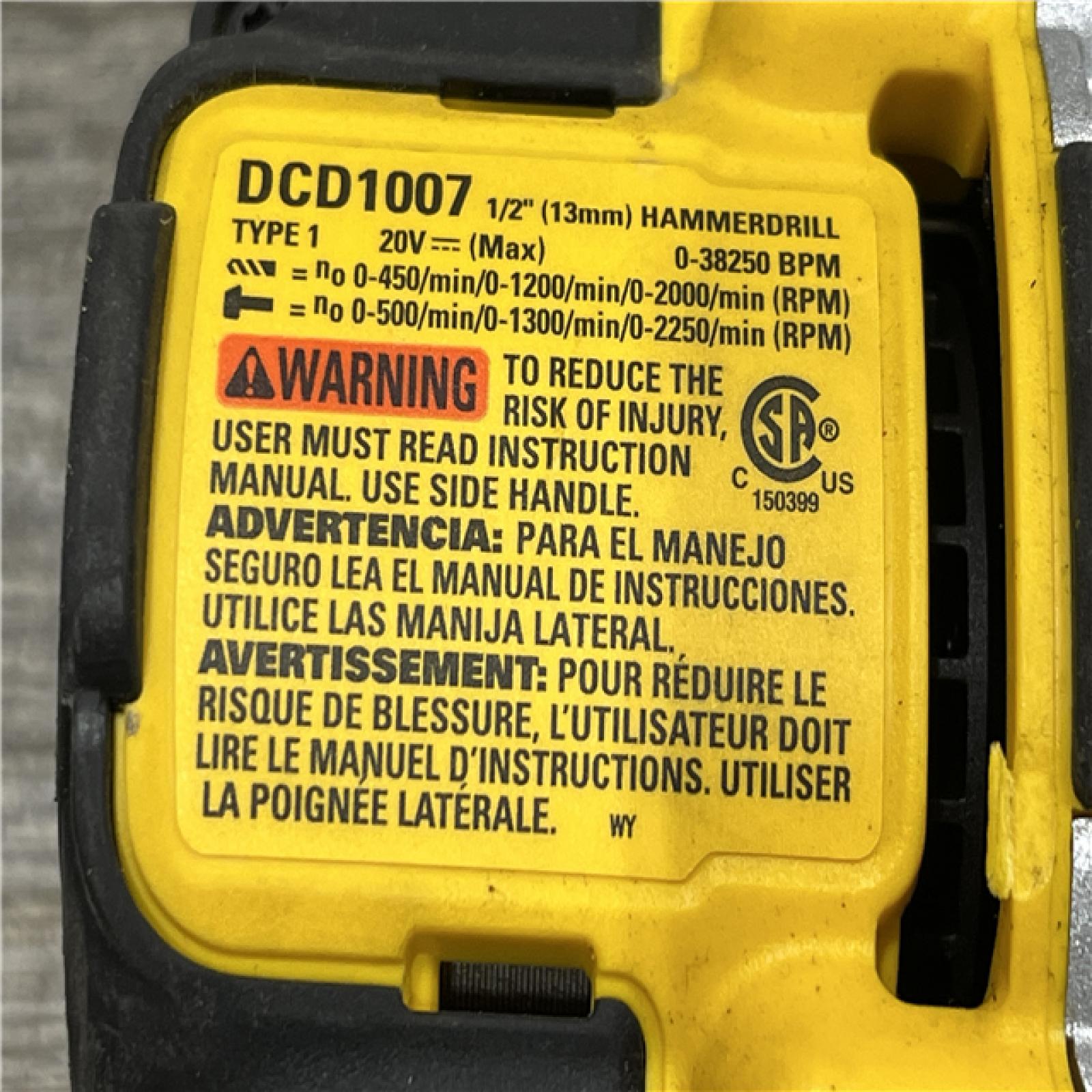 AS-IS DEWALT Atomic 20V Max Lithium-Ion Brushless Cordless Compact 1/4 in. Impact Driver Kit