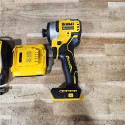 HOUSTON LOCATION - AS - IS DEWALT Atomic 20V Max Lithium-Ion Brushless Cordless Compact 1/4 in. Impact Driver Kit