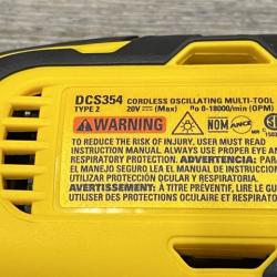 AS-IS DEWALT ATOMIC 20V MAX Cordless Brushless Oscillating Multi Tool Kit