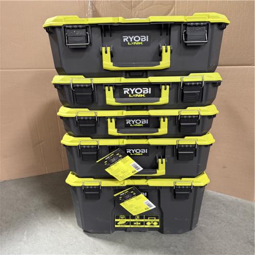 California LIKE NEW Ryobi Link Tool Boxes (set of 5) No Tools
