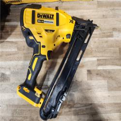 HOUSTON LOCATION - AS-IS DEWALT 20V MAX XR Lithium-Ion Cordless 2-1/2 in. 15-Gauge Finish Nailer Kit
