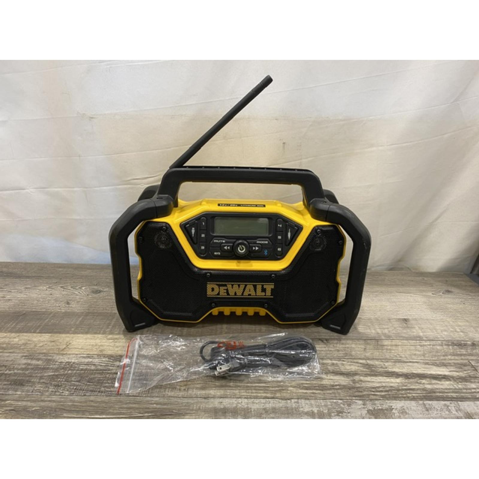 AS-IS DEWALT 20V MAX Compact Cordless Bluetooth Radio (Tool Only)