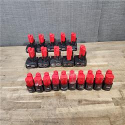 HOUSTON LOCATION - AS-IS MILWAUKEE BATTERY PACK QTY - 20