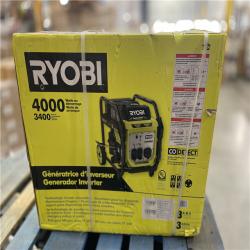 DALLAS LOCATION- NEW! RYOBI 4000 WATT GAS GENERATOR WITH CO DETECT