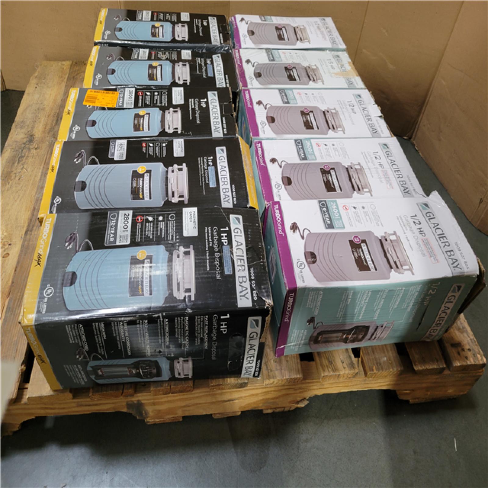 California NEW Glacier Bay Garbage Disosal (10 pieces)