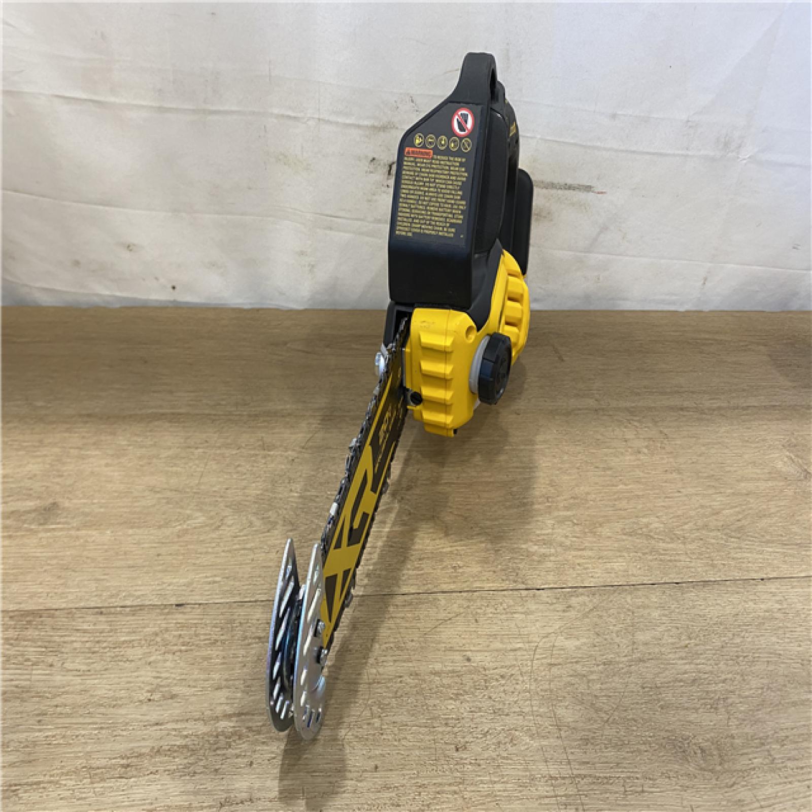 AS-IS DEWALT 20V MAX 8 in. Brushless Cordless Battery Powered Pruning Chainsaw (Tool Only)
