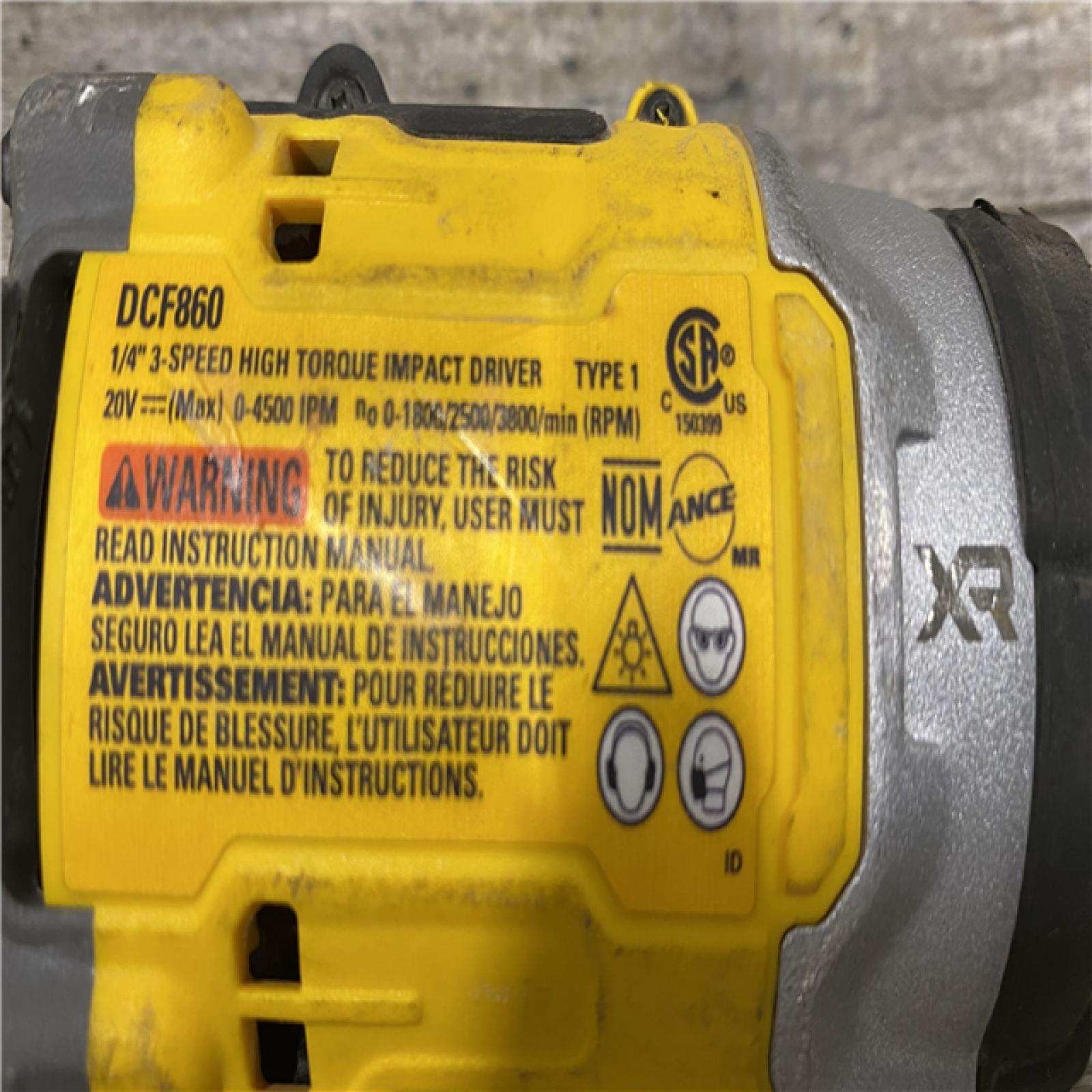 AS-IS DEWALT 20V MAX XR Cordless Impact Driver (Tool Only)