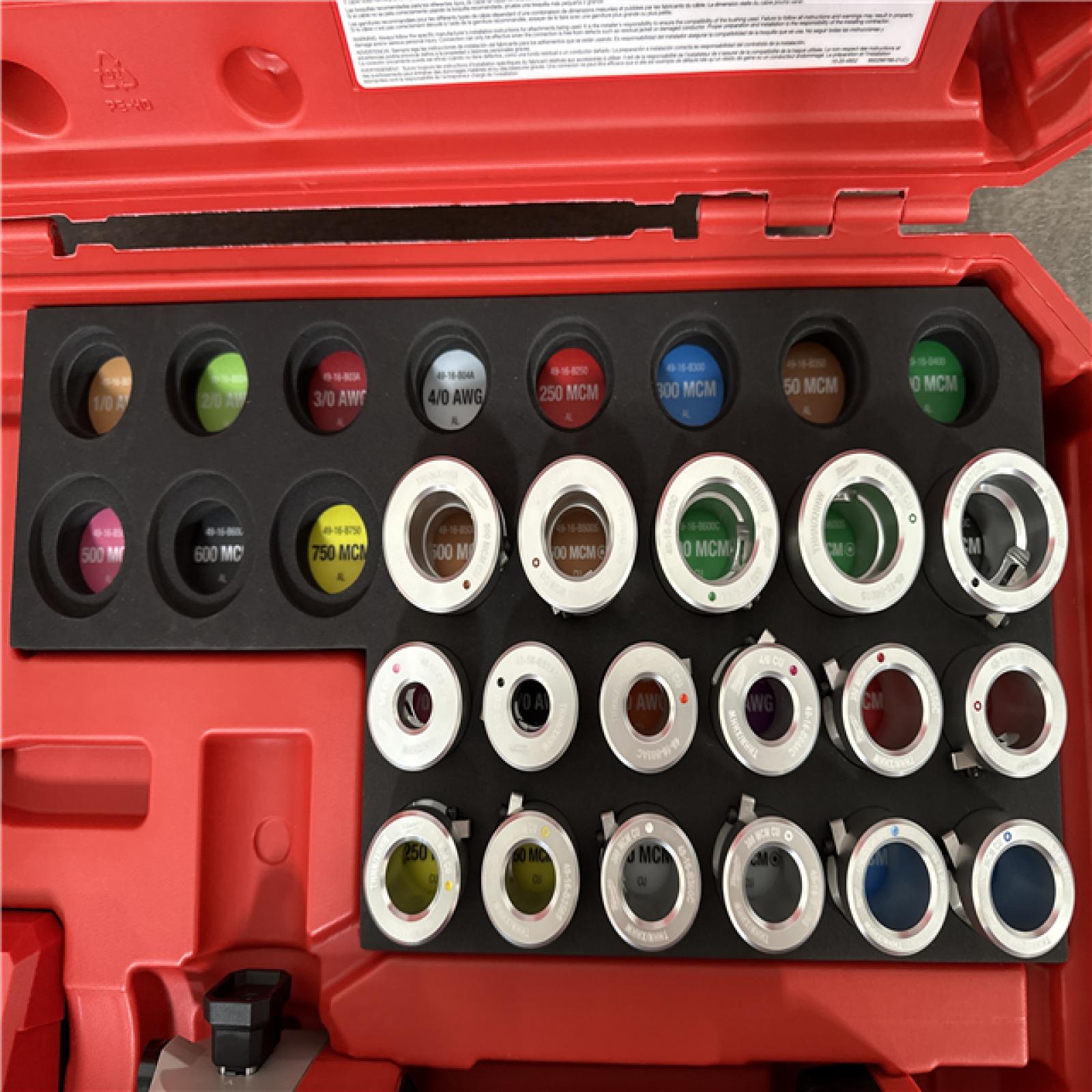 California AS-IS Milwaukee M18 Cable Stripper Kit, Includes (1) Battery, Charger & Hard Case