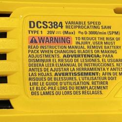 AS-IS DEWALT 20-Volt XR Cordless Reciprocating Saw (Tool Only)