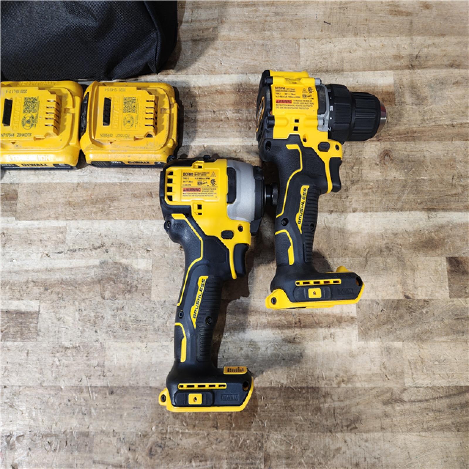 HOUSTON LOCATION - AS - IS DEWALT ATOMIC 20-Volt MAX Lithium-Ion Cordless Combo Kit