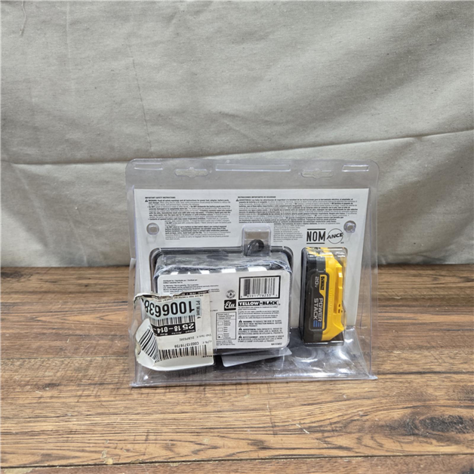 NEW! DEWALT 20-Volt MAX POWERSTACK Battery Starter Kit