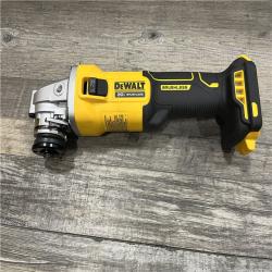 AS-IS DEWALT 20-Volt MAX Cordless Brushless 4-1/2 in. Angle Grinder with Slide Switch (Tool Only)
