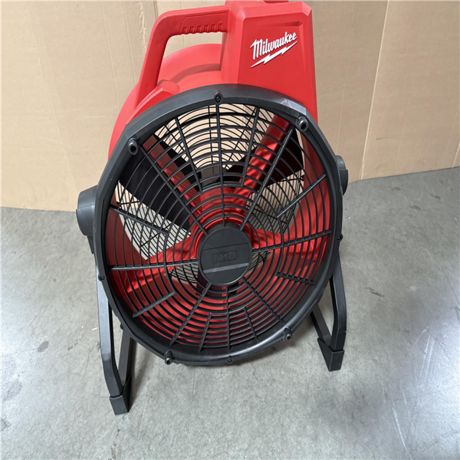 California AS-IS Milwuakee Brushless Cordless Hybrid Variable Speed Fan (Tool Only)