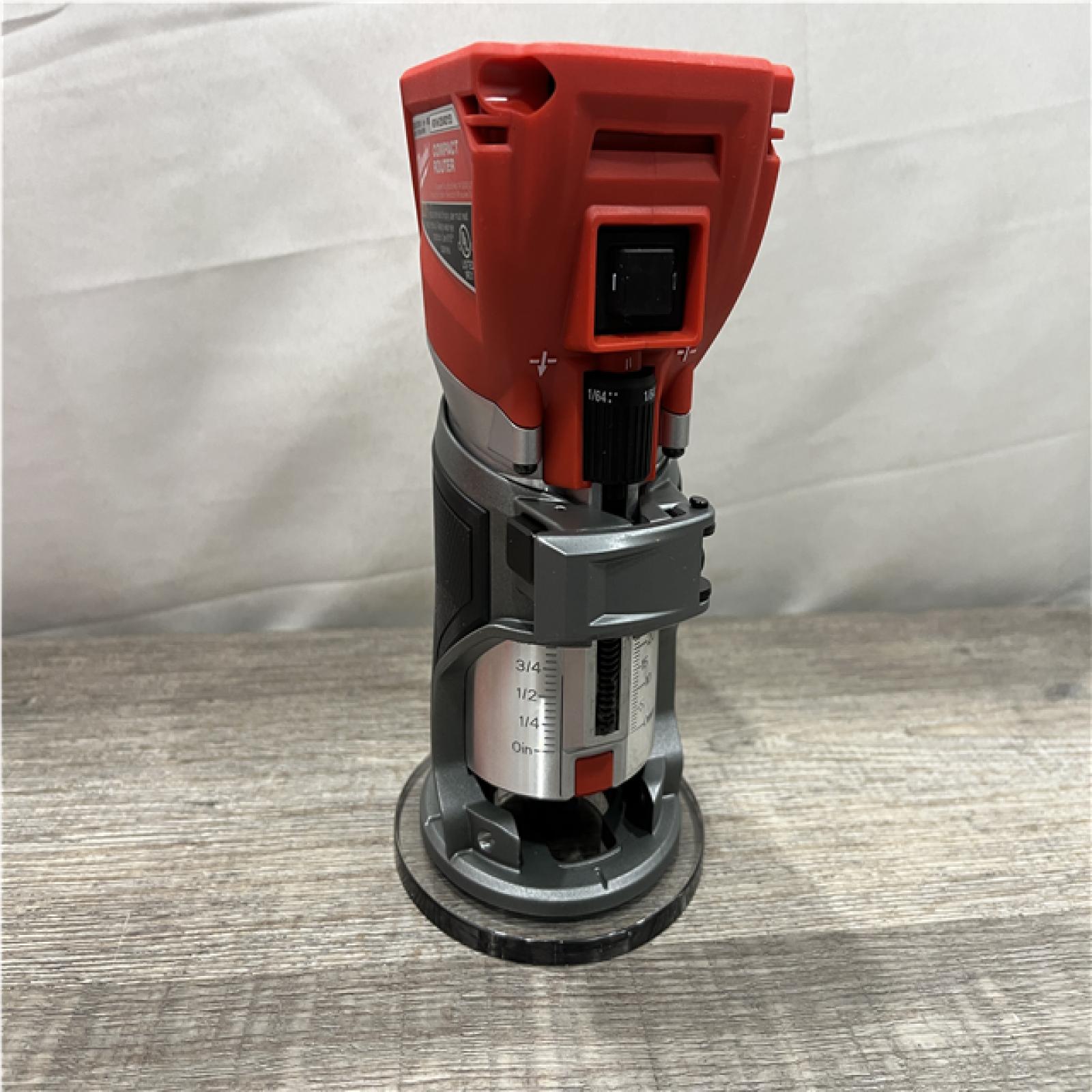 AS-IS Milwaukee FUEL 18V Lithium-Ion Brushless Cordless Compact Router (Tool-Only)
