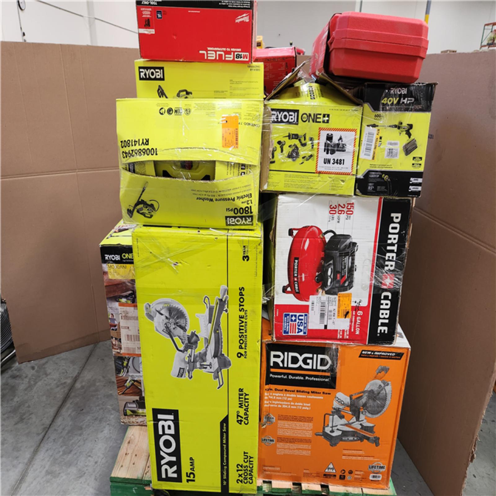 CALIFORNIA AS-IS TOOL PALLET