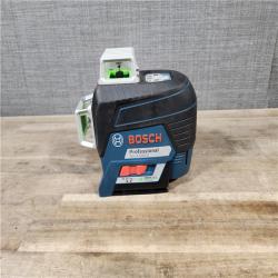 HOUSTON LOCATION - AS-IS BOSCH GLL3-330CG 12V Green-Beam 3-Plane Line Laser Level
