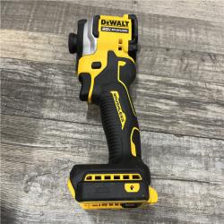AS-IS DEWALT ATOMIC 20V MAX Lithium-Ion Cordless 1/4 in. Brushless Impact Driver Kit