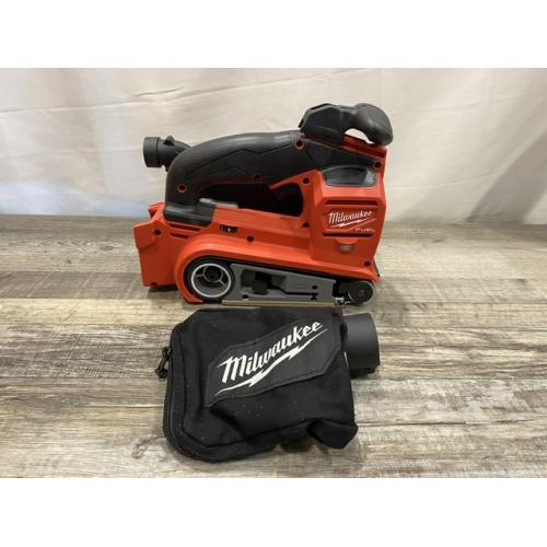 AS-IS Milwaukee FUEL 18-Volt Lithium-Ion Cordless Belt Sander (Tool-Only)