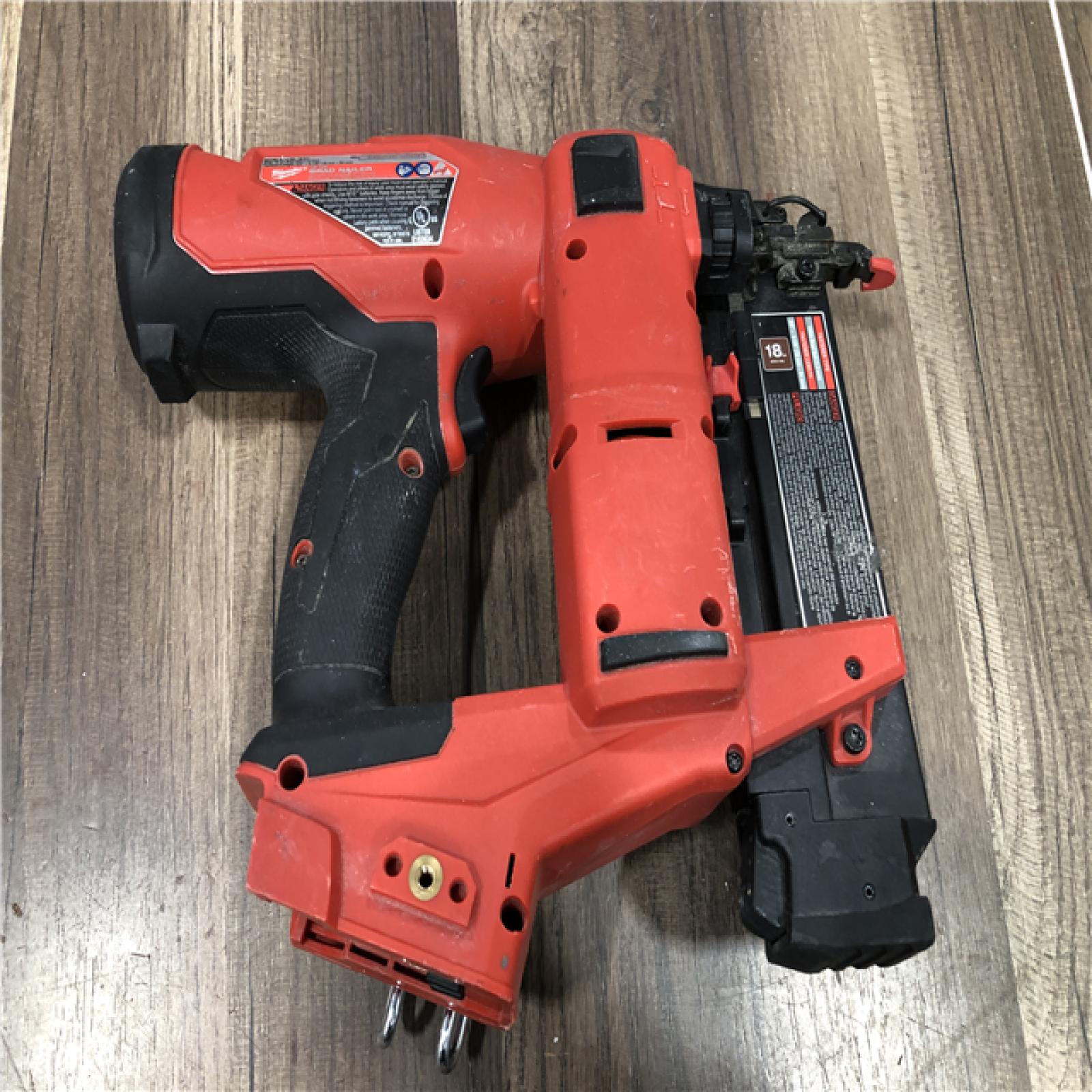 AS-IS Milwaukee FUEL 18-Volt Lithium-Ion Brushless Cordless Gen II 18-Gauge Brad Nailer (Tool-Only)