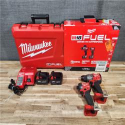 HOUSTON LOCATION - AS-IS Milwaukee FUEL 18V Lithium-Ion Brushless Cordless Hammer Drill and Impact Driver Combo Kit