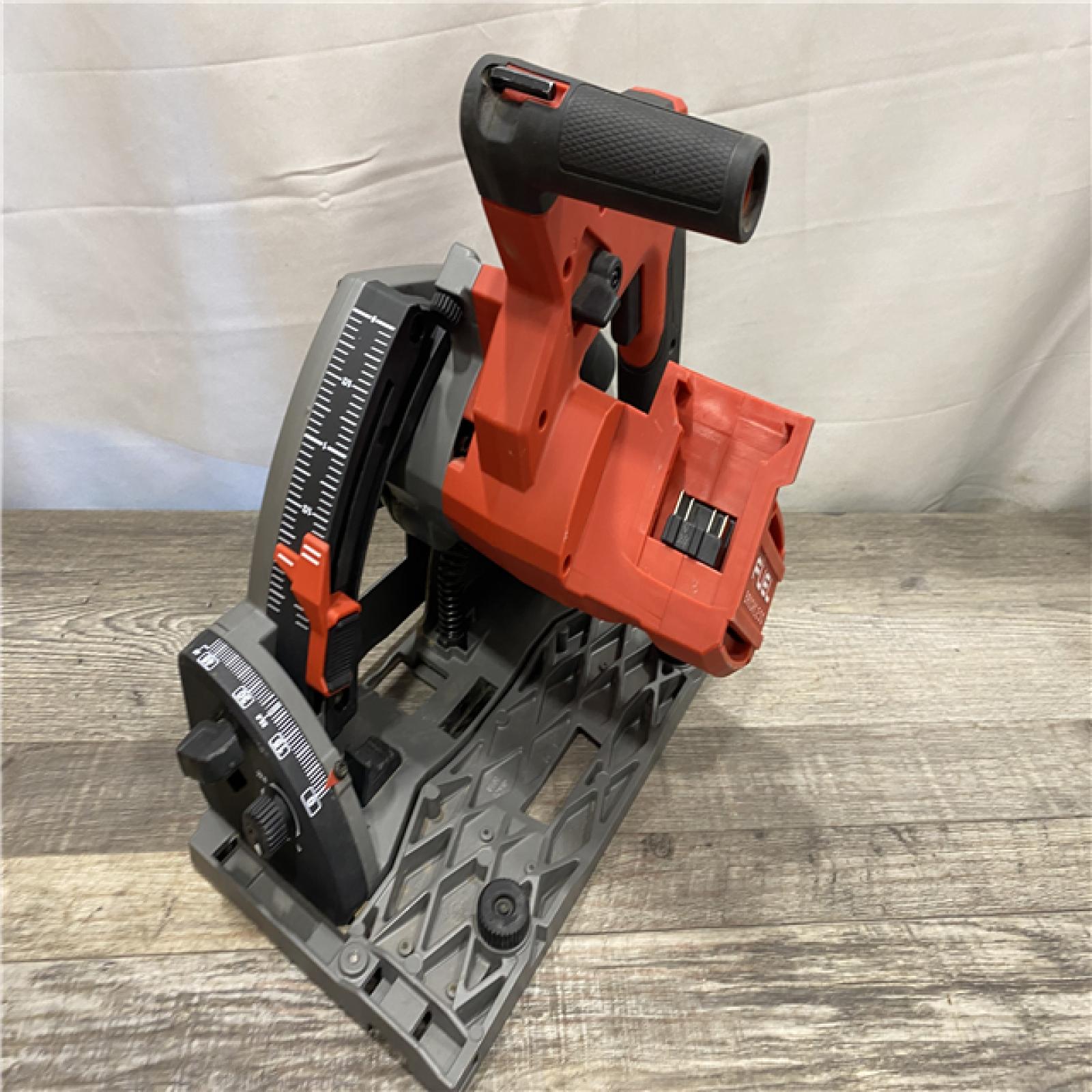 AS-IS Milwaukee FUEL 18V Lithium-Ion Cordless Brushless 6-1/2 in. Plunge Cut Track Saw (Tool-Only)