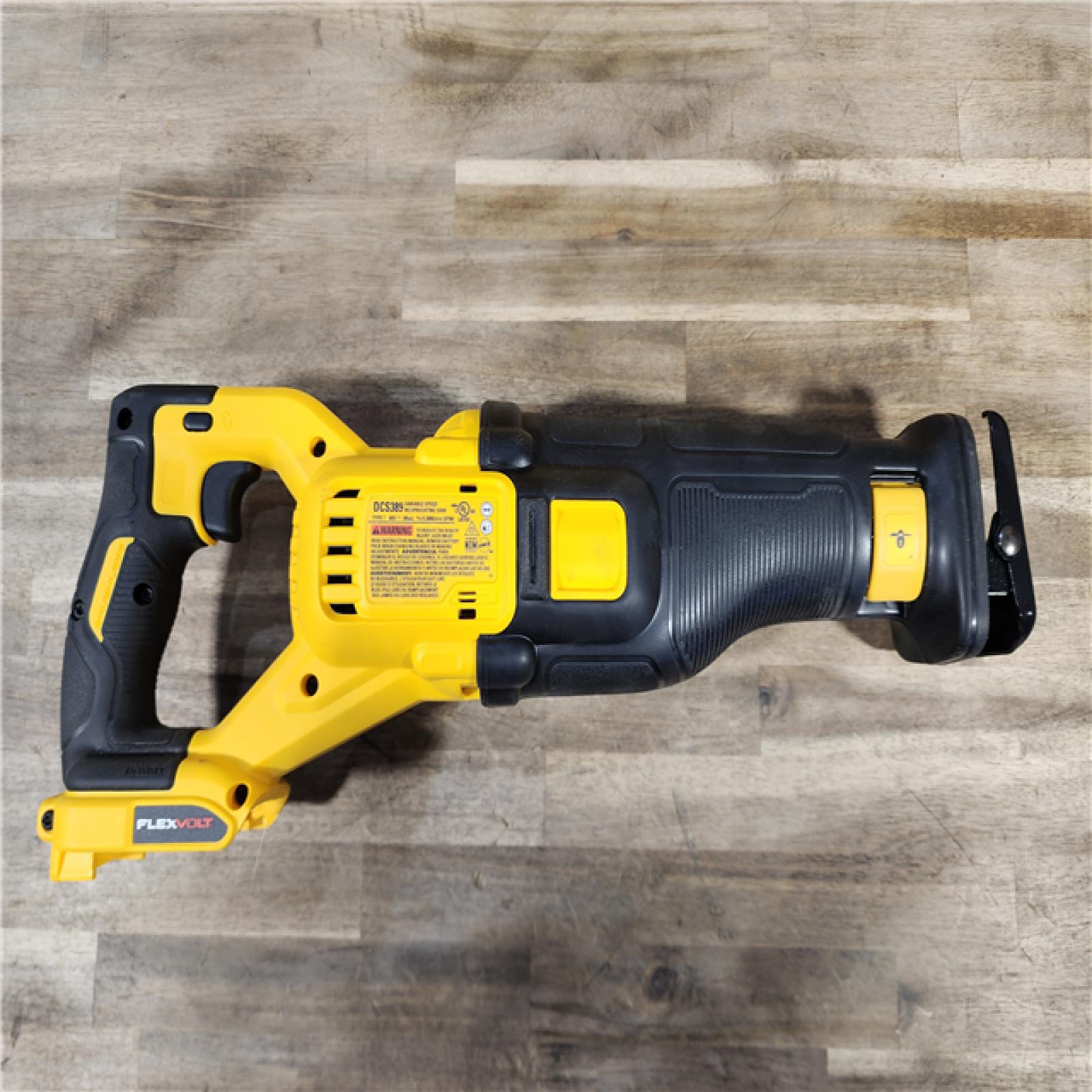 HOUSTON LOCATION - AS-IS DeWalt DCS389B FLEXVOLT 60V MAX Cordless Brushless Reciprocating Saw (Tool-Only)