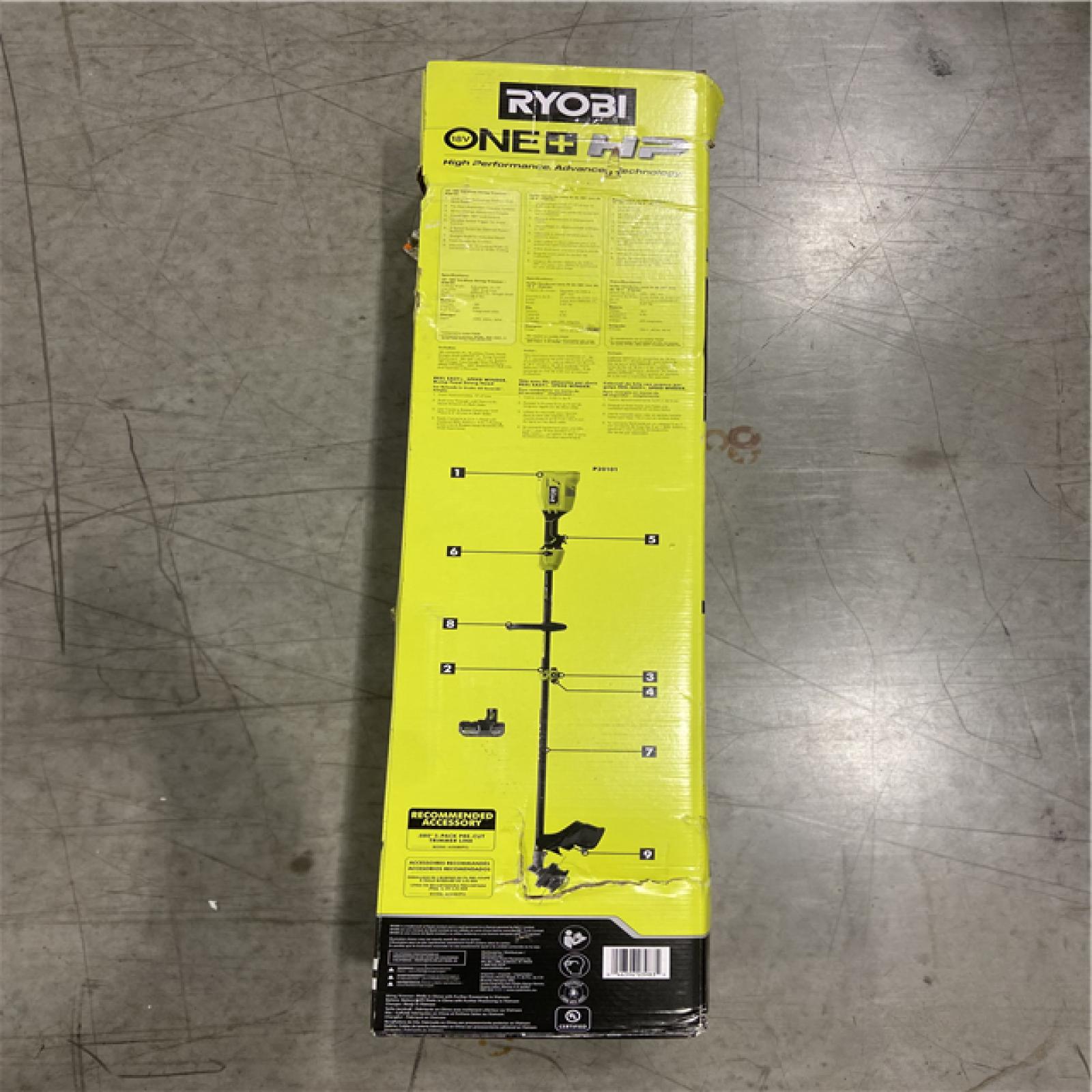 NEW! - RYOBI ONE+ HP 18V Brushless 15 in. Attachment Capable String Trimmer with 6.0 Ah Battery and Charger