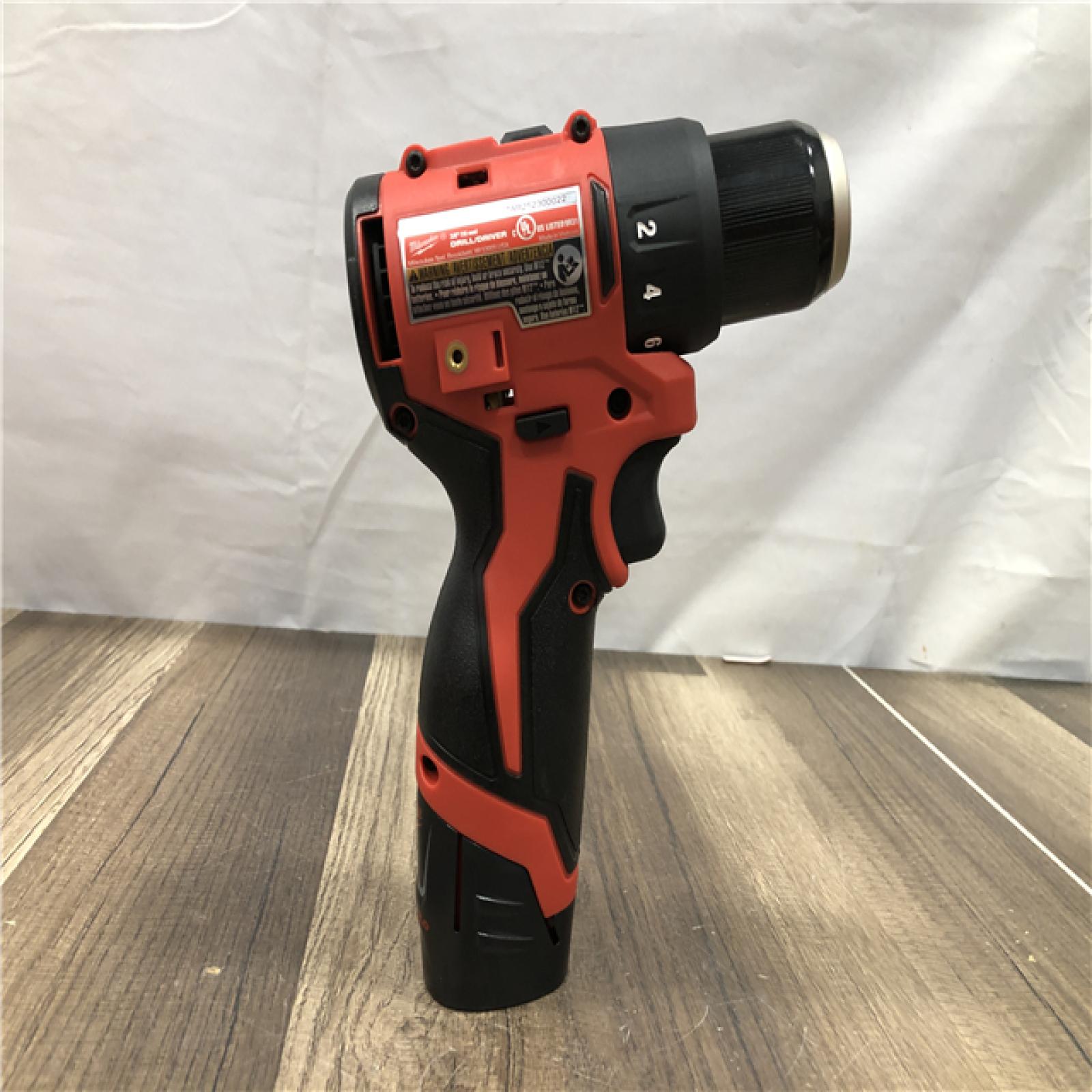 AS-IS Milwaukee 12V Lithium-Ion Brushless Cordless Subcompact Drill and Impact Driver Kit